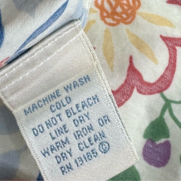 Burma Bibas Vintage 70’s Retro Floral Button Down Shirt - Picture 10 of 12